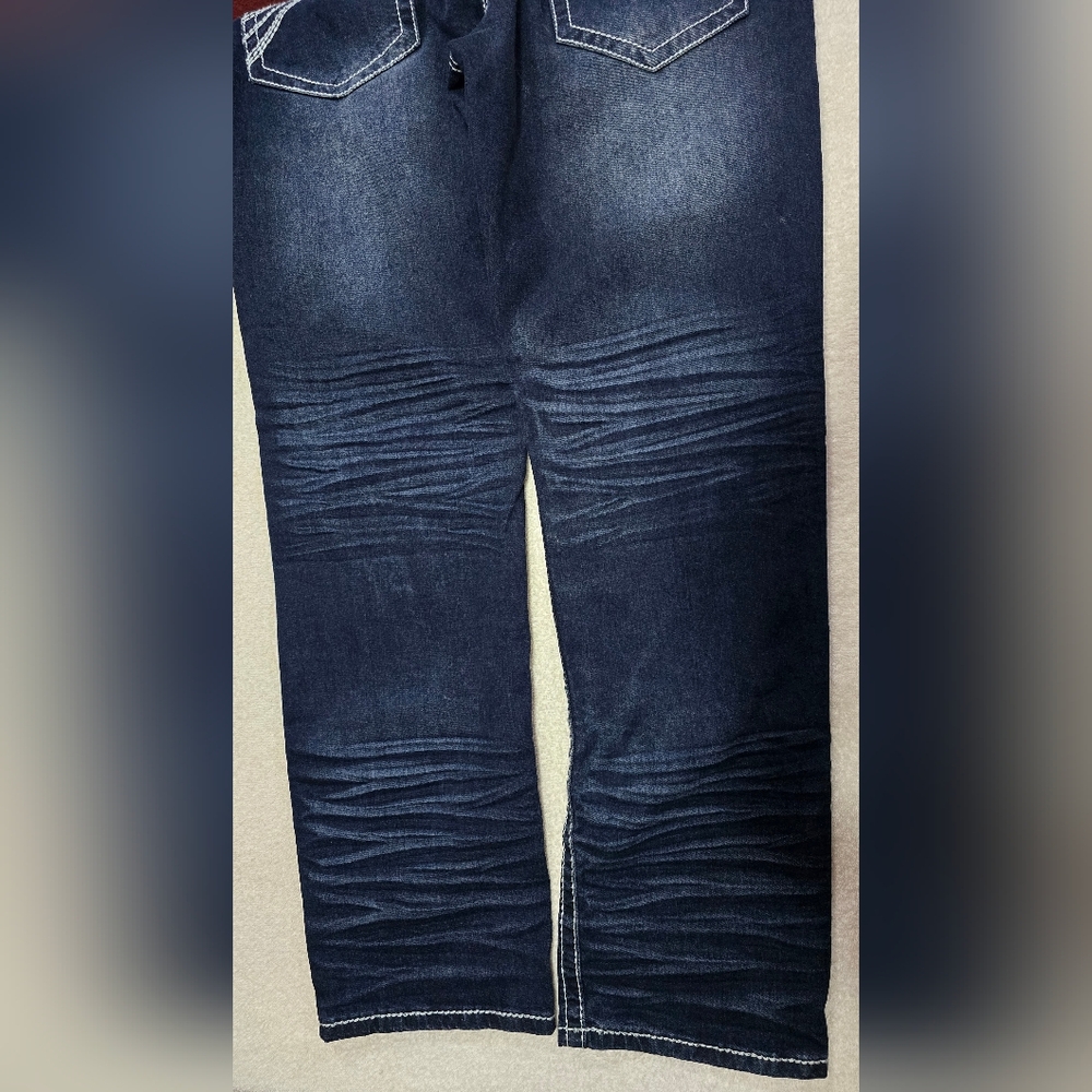 True Luck Leo Straight Jeans for Men - Picture 3 of 6
